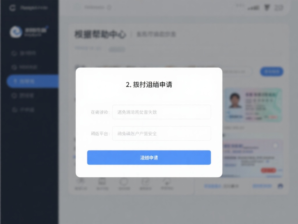 2. 提交注销申请
依据帮助中心提供的具体步骤，