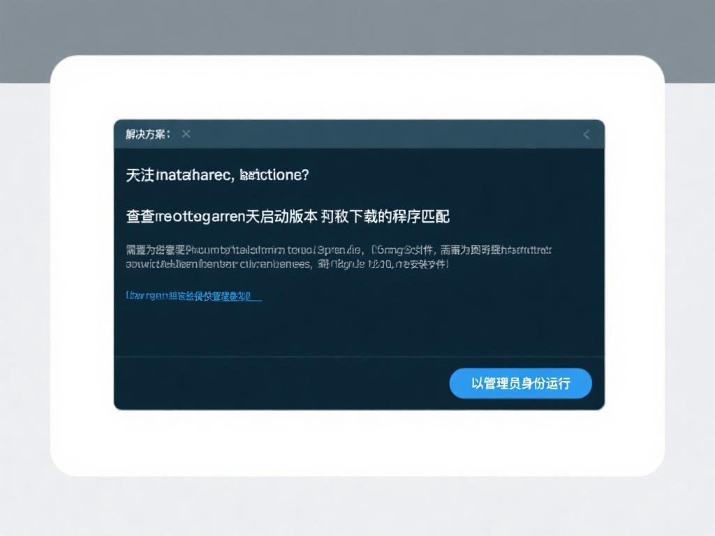 解决方案:&nbsp;如果安装程序无法启动，检查你的操作系统