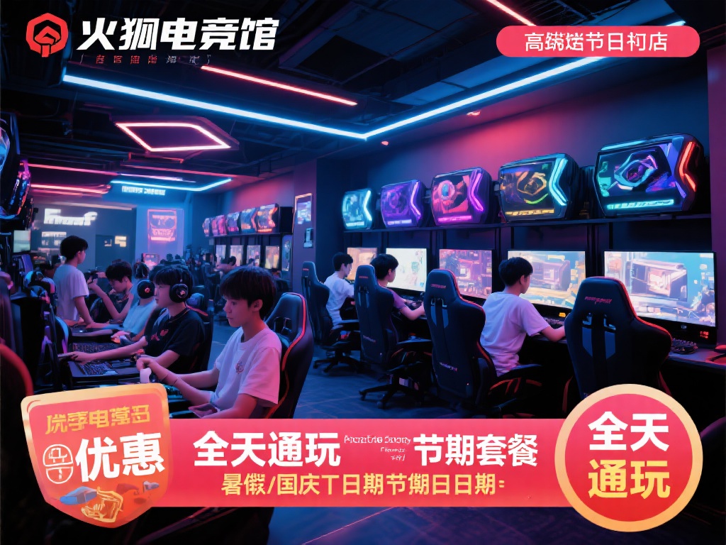 不仅如此，火狐电竞馆还积极推出节假日特别优惠。举例